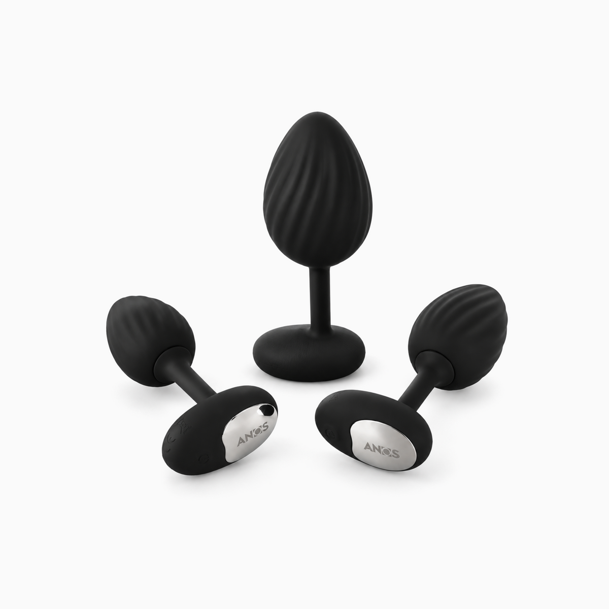 RC Butt Plug Set with Vibration