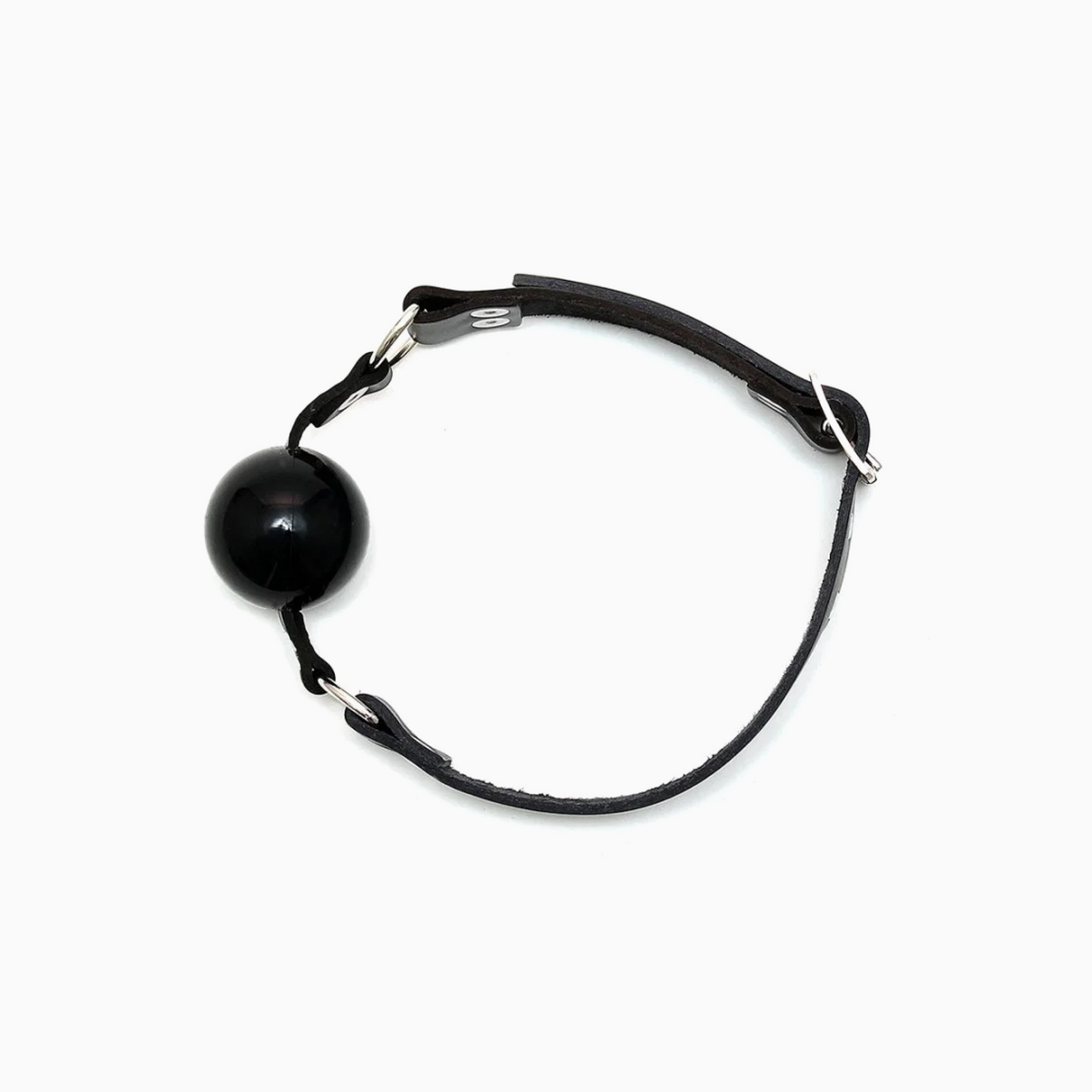 Rimba leather ball gag with silicone ball – photo 2
