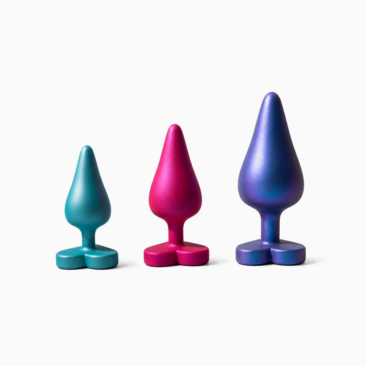 Luster – Set of 3 Silicone Butt Plugs